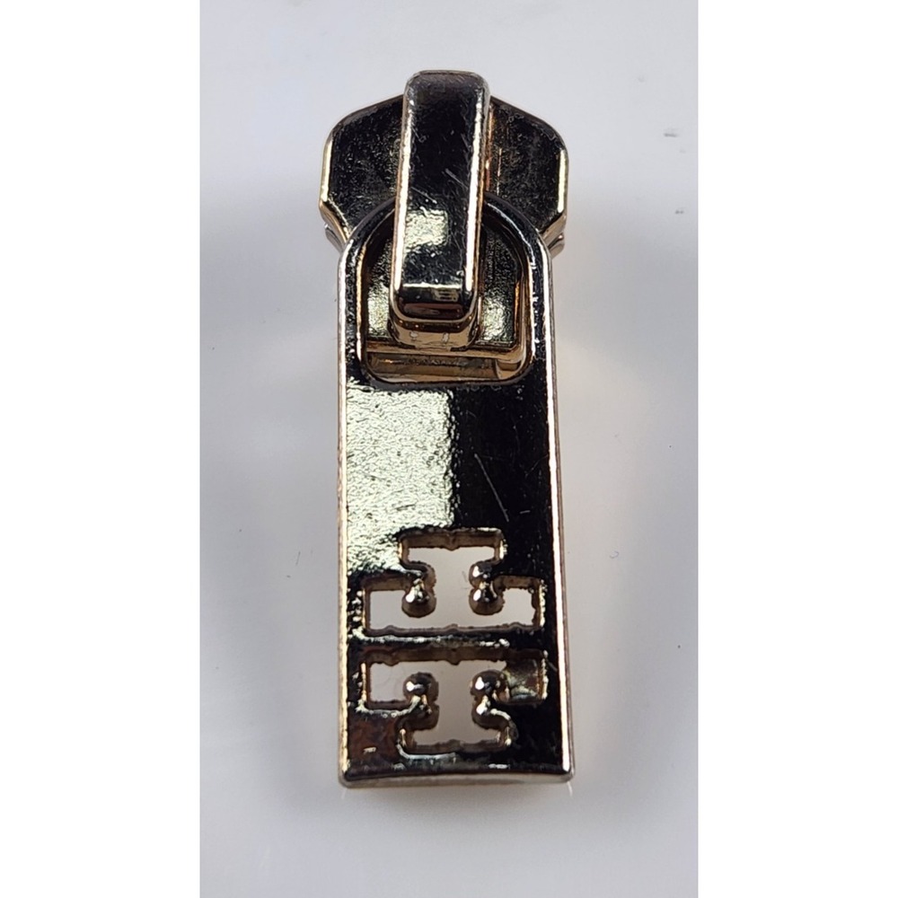 Tory Burch Replacement Hardware Gold Tone Logo Zipper Pull
